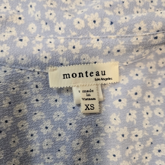 Button-Down Floral Midi Dress with Ruffle Sleeves - Picture 11 of 12